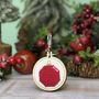 I Love Hanging With You Christmas Mini Matchbox Cross Stitch Kit, thumbnail 4 of 5