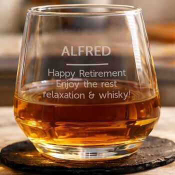 Retirement Whisky Glass, 2 of 2