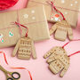 Personalised Wooden Christmas Jumper Decoration, thumbnail 4 of 4