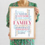 Custom Made Word Art Handmade Poster Print, thumbnail 1 of 12