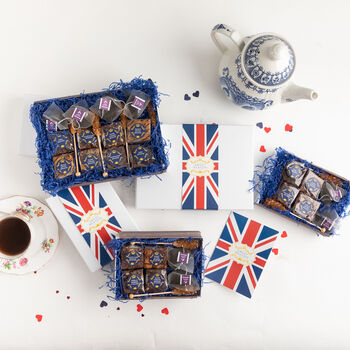 'British' Vegan Brownies Afternoon Tea For Four Gift, 8 of 10