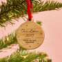 Personalised Proposal Ring Engagement Christmas Bauble, thumbnail 3 of 4