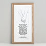 Our Story Typographic Print, thumbnail 1 of 4