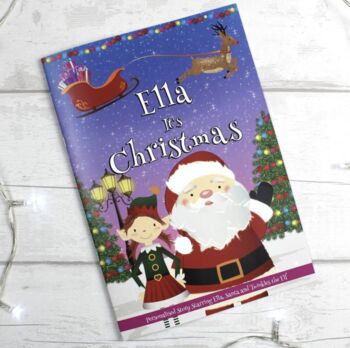 Personalised 'It's Christmas' Santa Story Book, 4 of 5