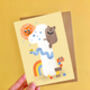 Crazy Critters Age One Card, thumbnail 1 of 3