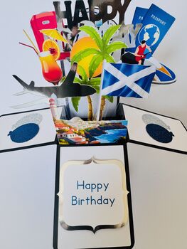 Tenerife Themed 3D Birthday Card, 7 of 8