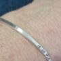Personalised Silver ID Time Bracelet, thumbnail 5 of 5