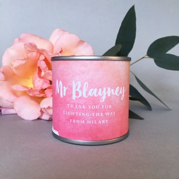 Thank You Teacher Scented Soy Wax Candle, 4 of 4