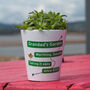 Personalised 'Road Signs' Garden Plant Pot Gift For Father's Day Or Retirement, thumbnail 2 of 3
