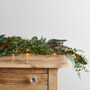 Pine And Red Berry Christmas Garland, thumbnail 2 of 4