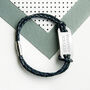 Personalised Men's Statement Leather Bracelet, thumbnail 2 of 12