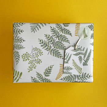 Luxury Fern Wrapping Paper/Gift Wrap, 4 of 9