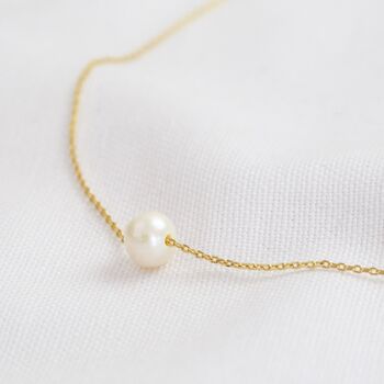 Freshwater Pearl Bead Necklace, 3 of 6