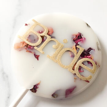 Five Bridal Party Personalised Lollipops, 2 of 5