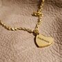 Personalised Name Gold And Silver Heart Charm Necklace, thumbnail 1 of 8