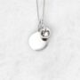 Genuine Diamond Cz Necklace In Sterling Silver, thumbnail 6 of 12