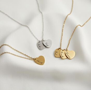Personalised Heart Pendant Necklace, 5 of 9