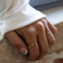Personalised Initial Signet Ring Custom Engraving, thumbnail 2 of 8