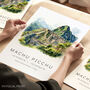 Machu Picchu South America Travel Print, thumbnail 1 of 7