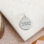 Travel Safe Personalised St Christopher Silver Charm, thumbnail 2 of 10