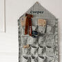 Personalised Green Gingham Ruffle Advent Calendar Embroidered, thumbnail 1 of 12