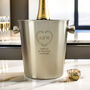Personalised Botanical Stainless Steel Ice Bucket, thumbnail 3 of 4