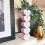 Heart Shaped Pillar Candle In Choice Of Colours, thumbnail 1 of 6