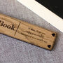 Personalised Oak Heart Bookmark Gift For Book Lovers, thumbnail 3 of 4