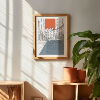 Victoria Street Edinburgh A4 Art Print, 3 of 4