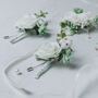 Buttonhole Corsage In Lime, thumbnail 7 of 7