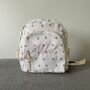 Personalised Custom Embroidered Ditsy Girls Rounded Backpack, thumbnail 4 of 9