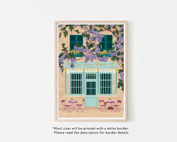 Au Vieux D Arcole Parisian Cafe Art Print, 3 of 4
