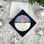 First Christmas New Home Ceramic Disc Hanging Decoration Bauble + Gift Box, thumbnail 2 of 6