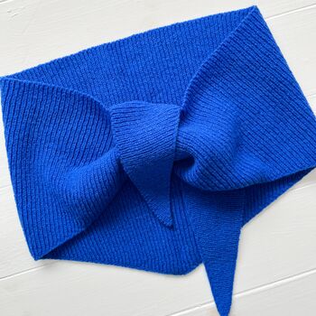 Lambswool Knitted Neckerchief, 3 of 12