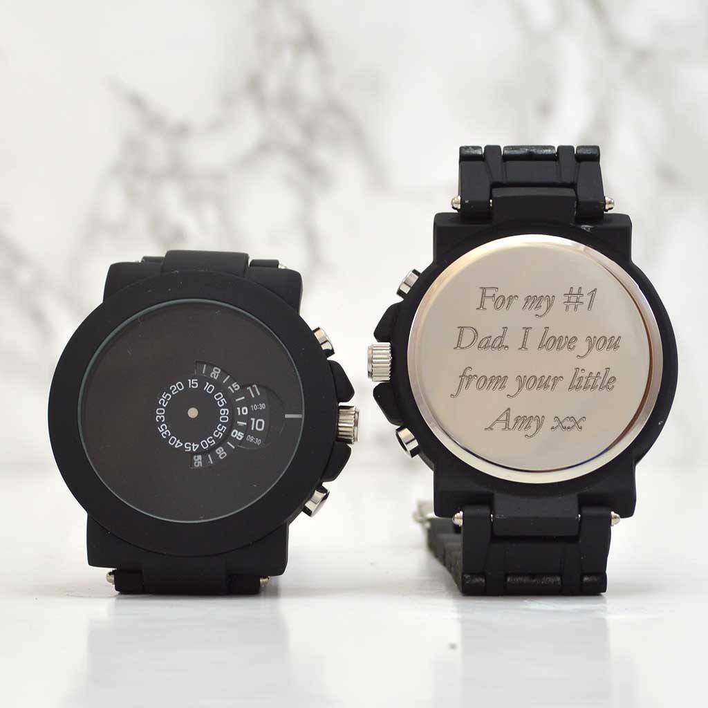 personalised wrist watch rotary numbers by