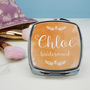 Personalised Wedding Compact Mirror, thumbnail 4 of 7