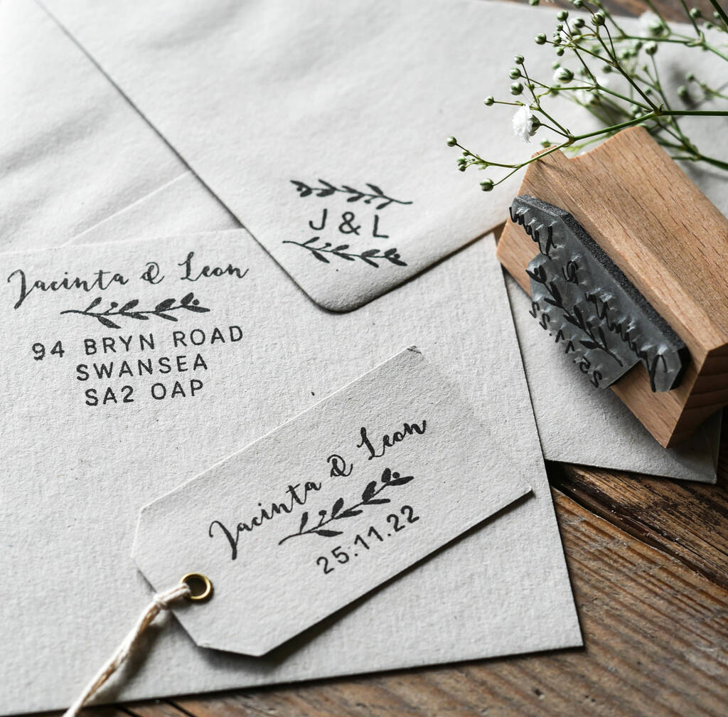 Natural Wedding Favour Stamp, 1 of 4