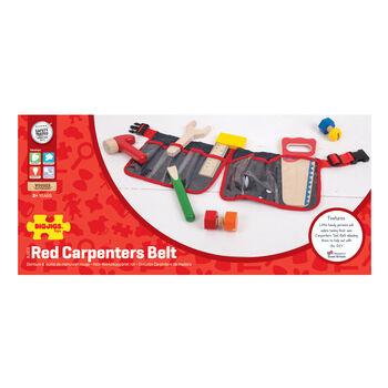 Personalised Kid's Red Carpenters Belt, 4 of 5