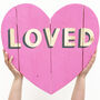 Loved Reclaimed Wooden Heart, thumbnail 5 of 5