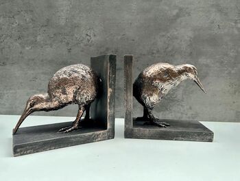 Handcrafted Bird Bookends Decorative Book Holder And Gift, 3 of 8