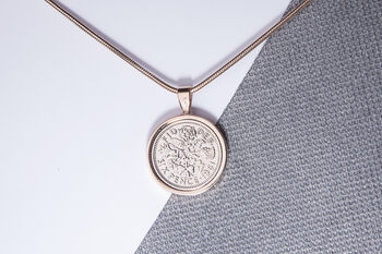 1961 65th Birthday Sixpence Coin Pendant Gift, 3 of 5