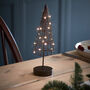Tabletop Christmas Tree Light In Gold, White Or Brown, thumbnail 2 of 4