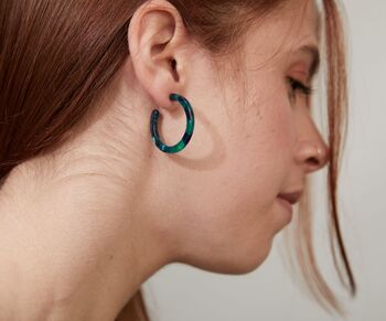 Emerald Green Hoops, 2 of 2