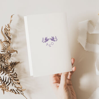 Wedding Thank You Cards Purple And Lilac Florals, 3 of 6