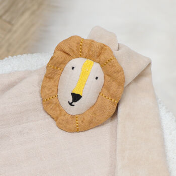 Personalised Trixie Mr Lion Bliss Beige Comforter, 2 of 6