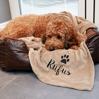 Personalised Luxury Snuggle Dog Blanket, 3 of 12