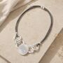 Eclipse Disc Link Magnetic Fastening Necklace, thumbnail 2 of 5