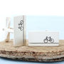 Silver Bike Cufflinks. Gift For Cyclist, thumbnail 3 of 7