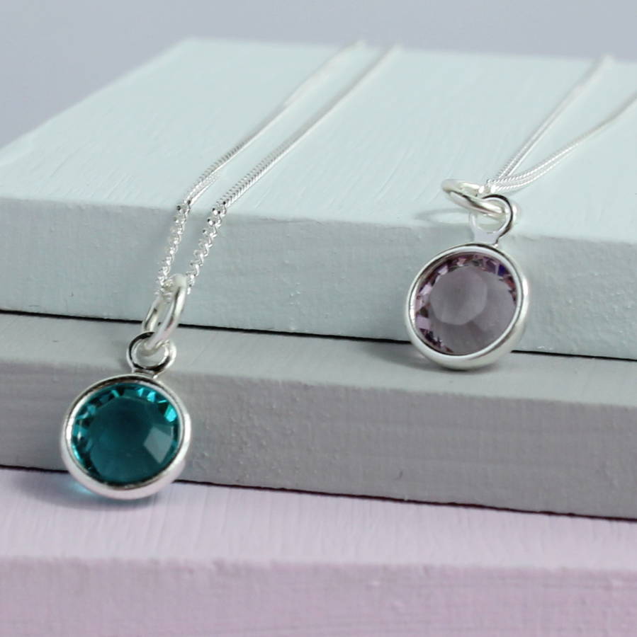 swarovski crystal birthstone pendant by joy by corrine smith ...