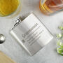 Personalised Groomsman Hip Flask, thumbnail 2 of 4